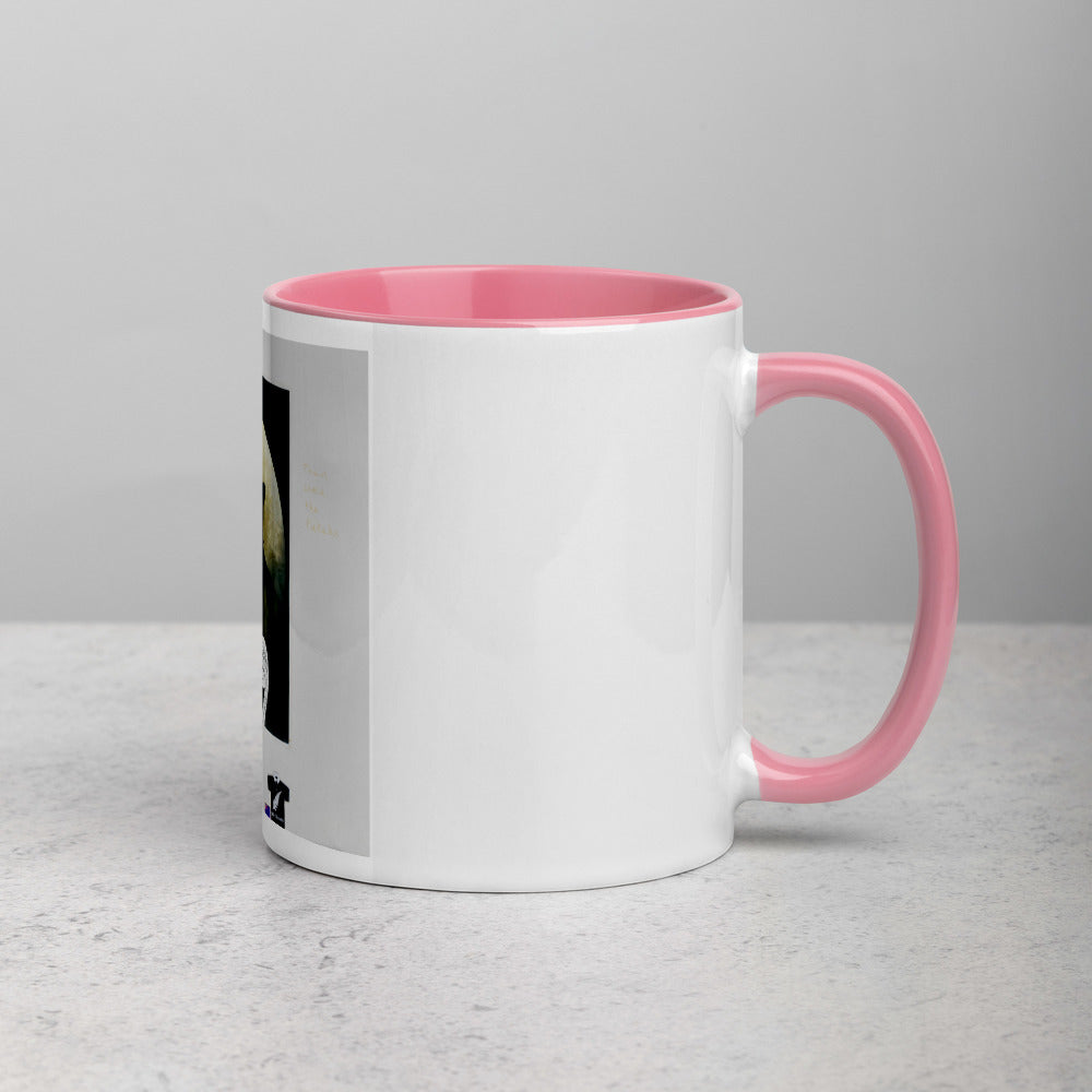 Moari Chief & white Girl Mug with Color Inside.