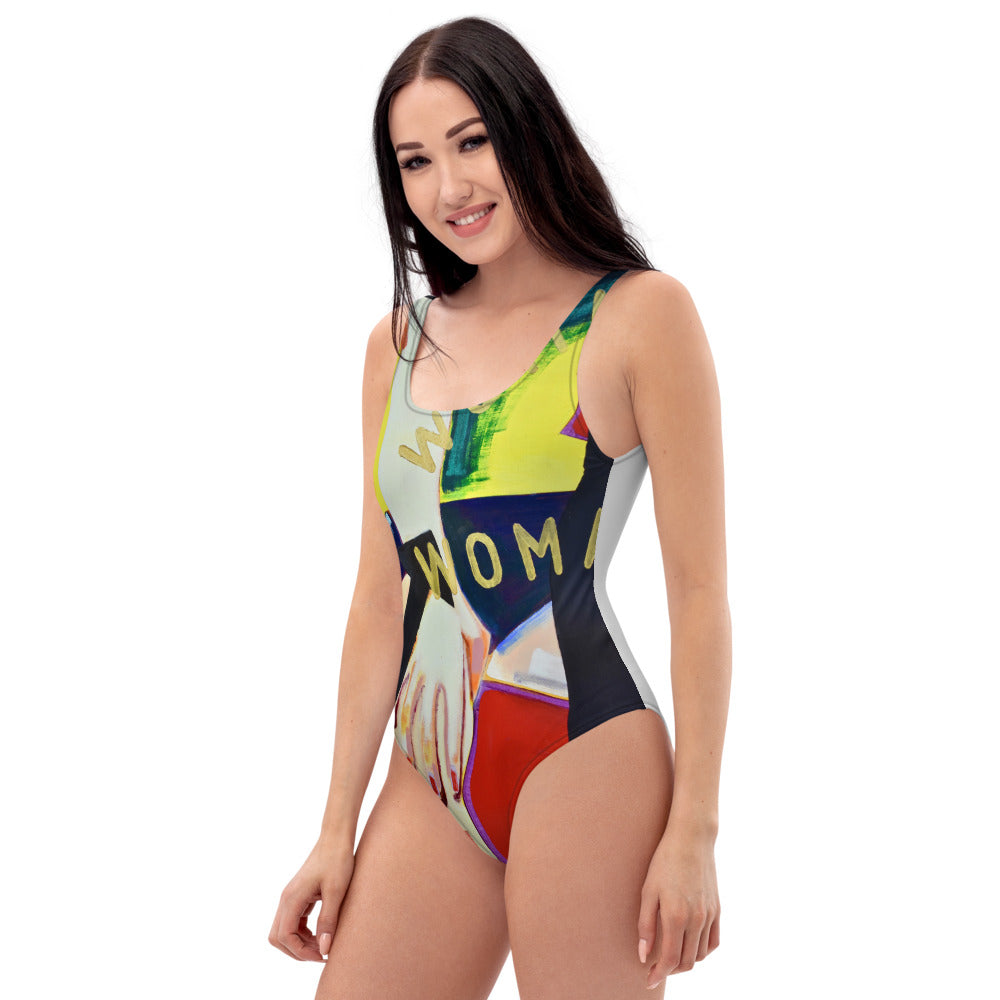 Funky One-Piece Swimsuit.