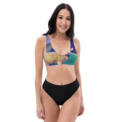 Poppy Recycled high-waisted bikini.