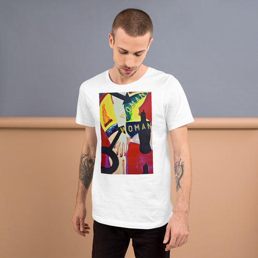 Funky Woman Short-Sleeve Unisex T-Shirt Print.