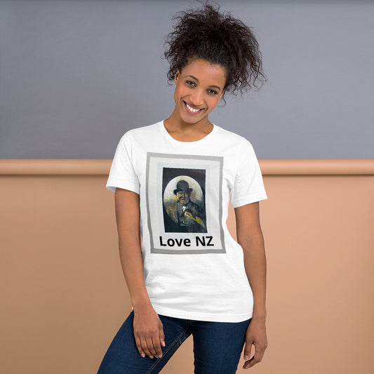 Love NZ Short-Sleeve Unisex T-Shirt Print.