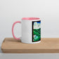 NZ Landscape Mug with Color Inside.